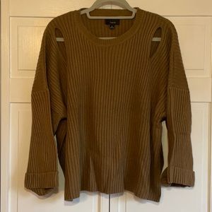 Oversized Carmel brown sweater